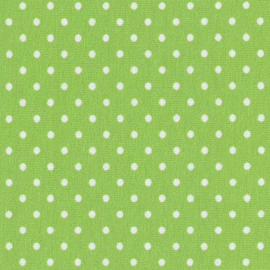 Jersey Swafing - Tupfen, 3 mm - Hellgrün - Reststück ca. 200 cm
